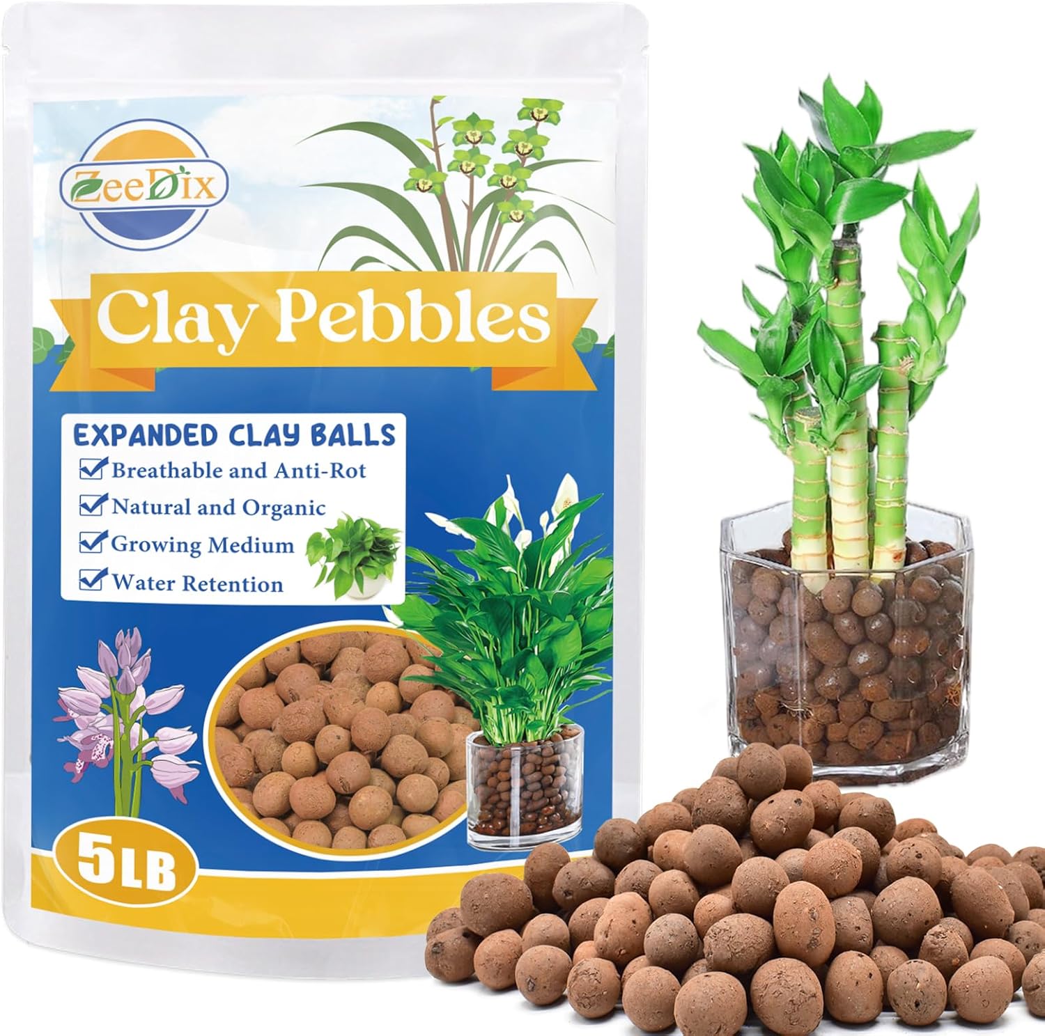 5LBS Leca Clay Pebbles for Pla - Clay Pebble Growing のレビューと価格