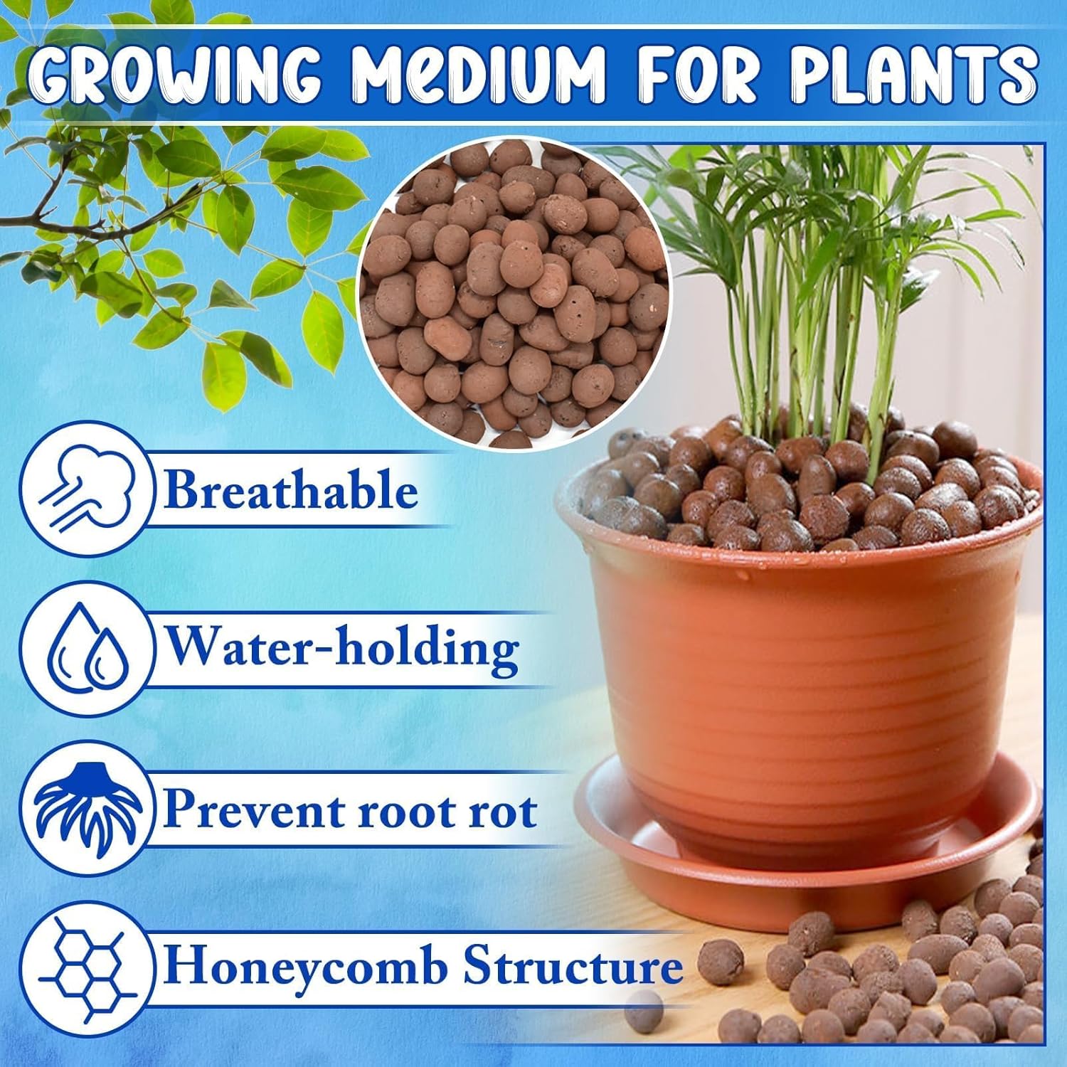 5LBS Leca Clay Pebbles for Pla - Clay Pebble Growing のレビューと価格