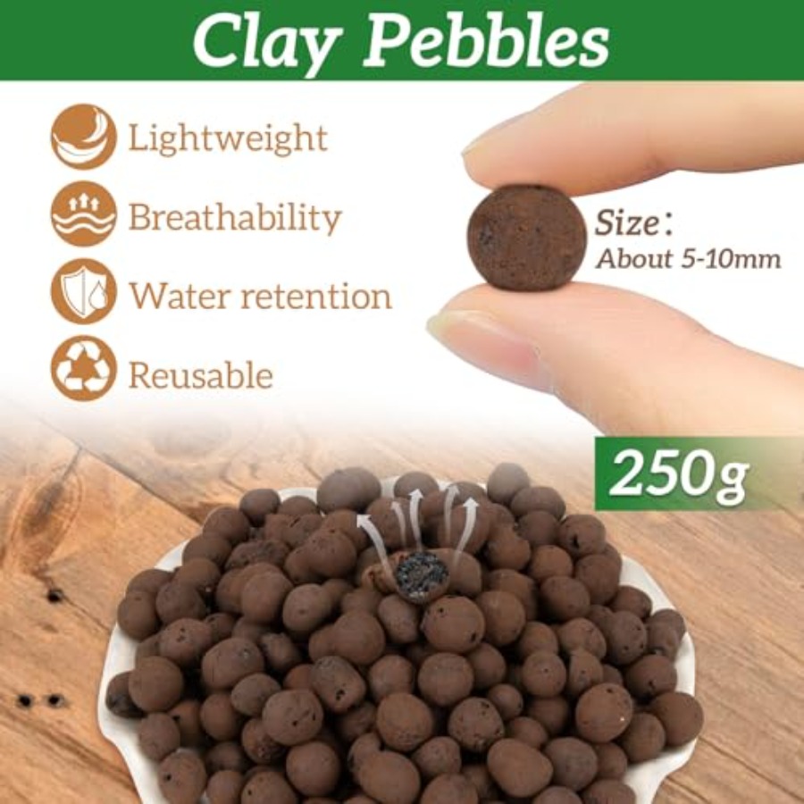 Leca Clay Pebbles 5mm-10mm for - Clay Pebble Growing のレビューと価格