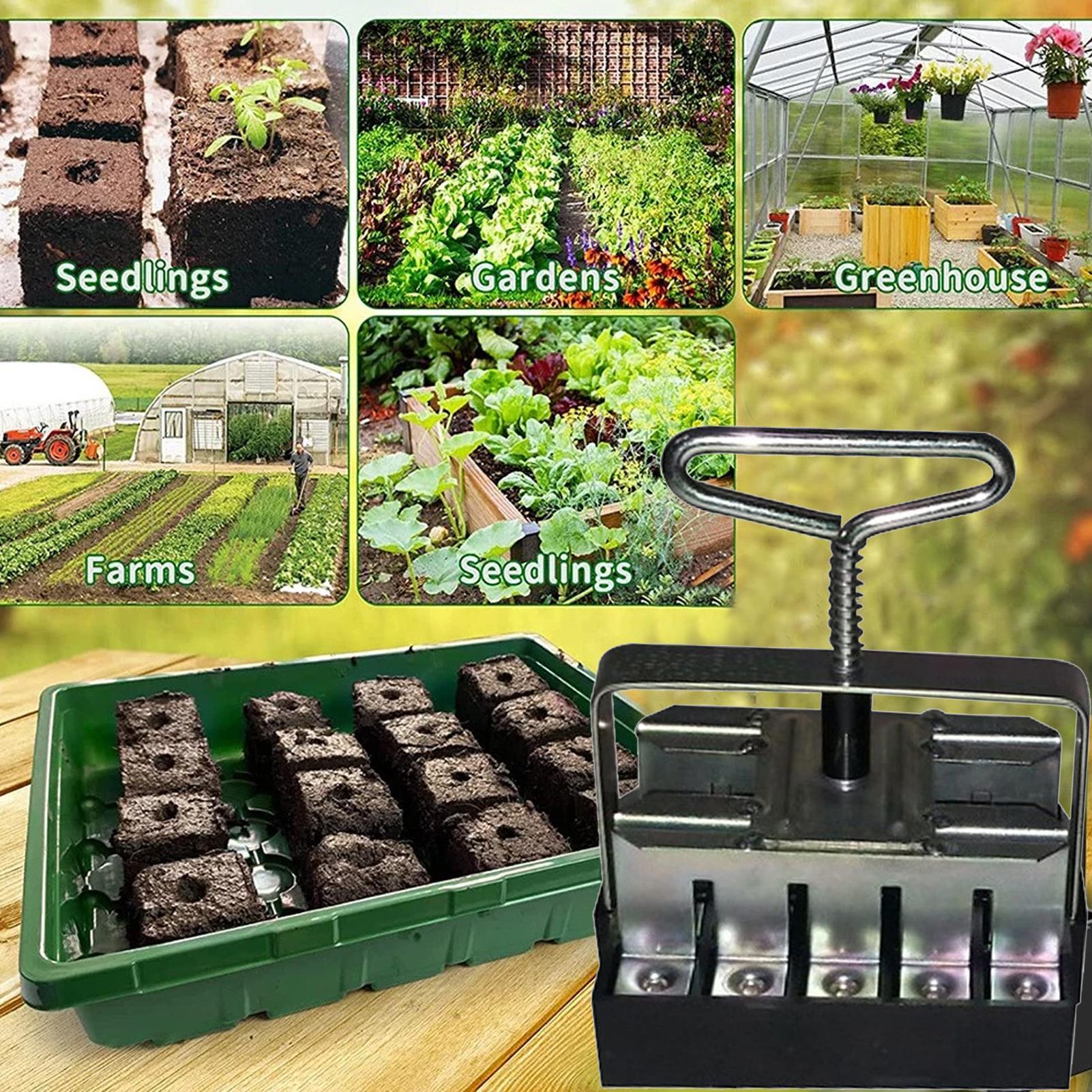 Soil Blocker Comfortable Handl - Urban Farming Sustainability のレビューと価格