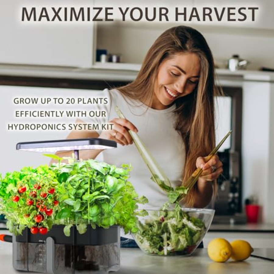 Indoor Herb Garden Kit with Cl - Clay Pebble Growing のレビューと価格
