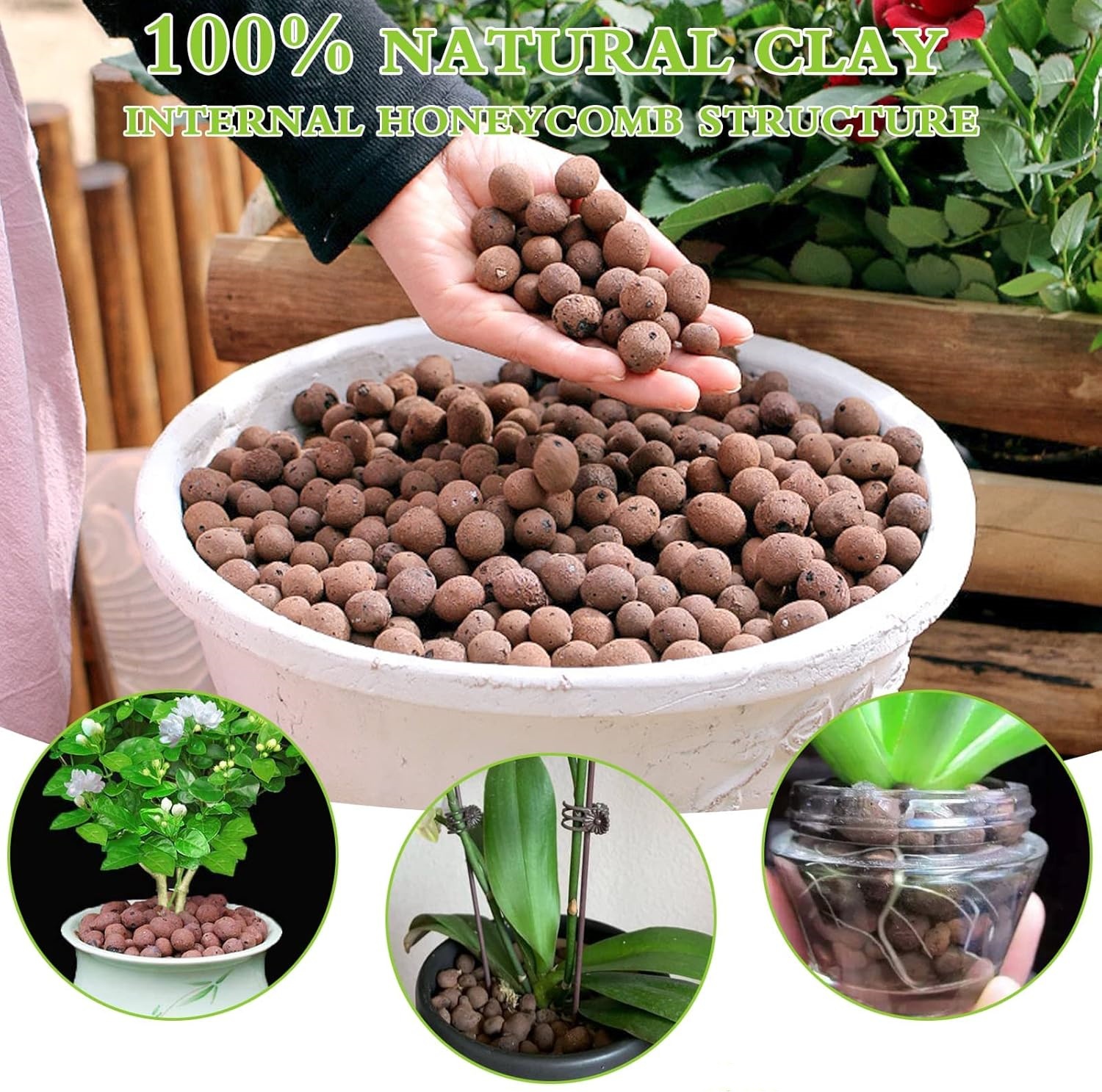 1L Organic Clay Pebbles 100% N - Clay Pebble Growing のレビューと価格