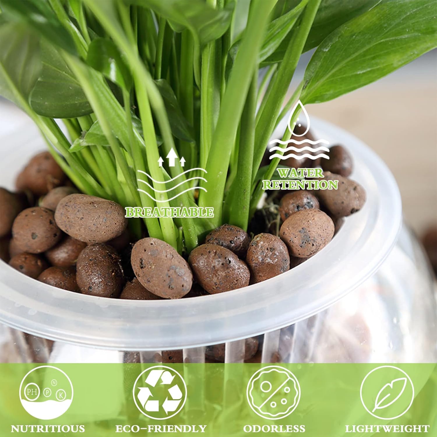1L Organic Clay Pebbles 100% N - Clay Pebble Growing のレビューと価格